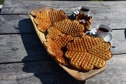 Kaffee und Waffeln auf der Alm