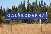Direction to Galå Fjällgård